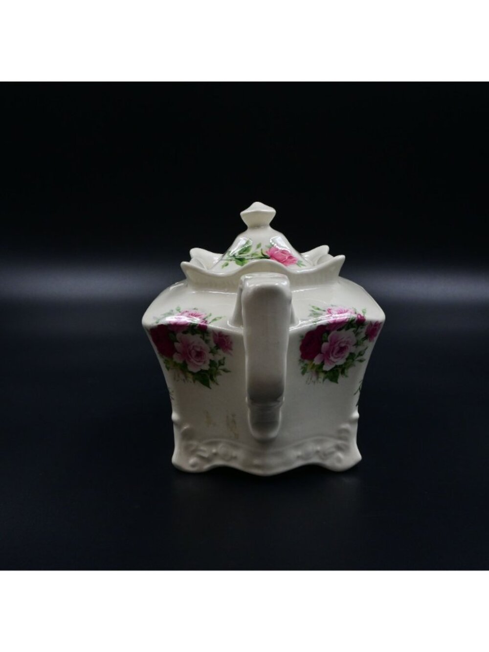 Crowne Oakes Designs New York Rose Tea Set - Teapot, Cream, Sugar Canisters - Picture 8 of 11